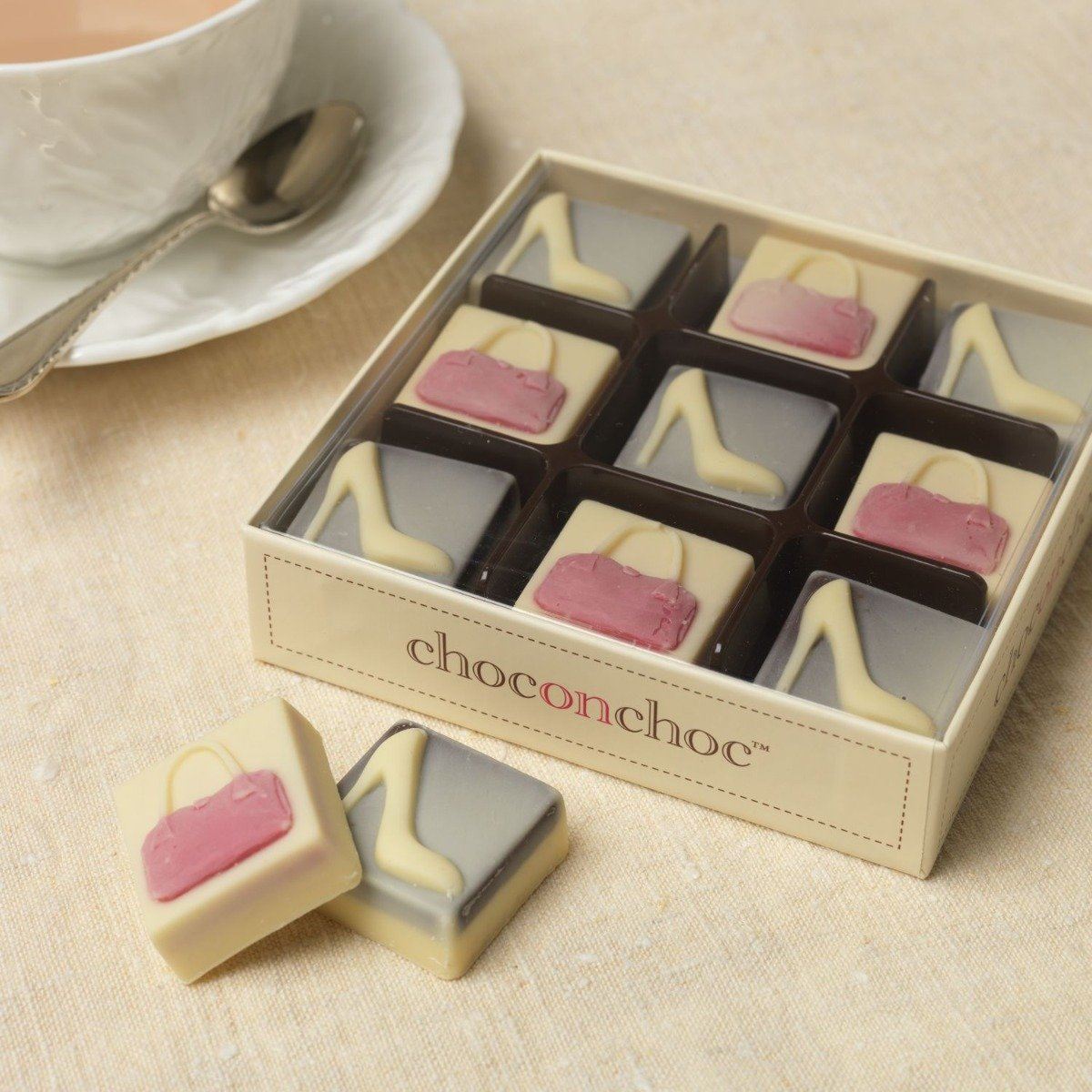 Chocolate Shoes And Chocolate Handbags - Case Of 6