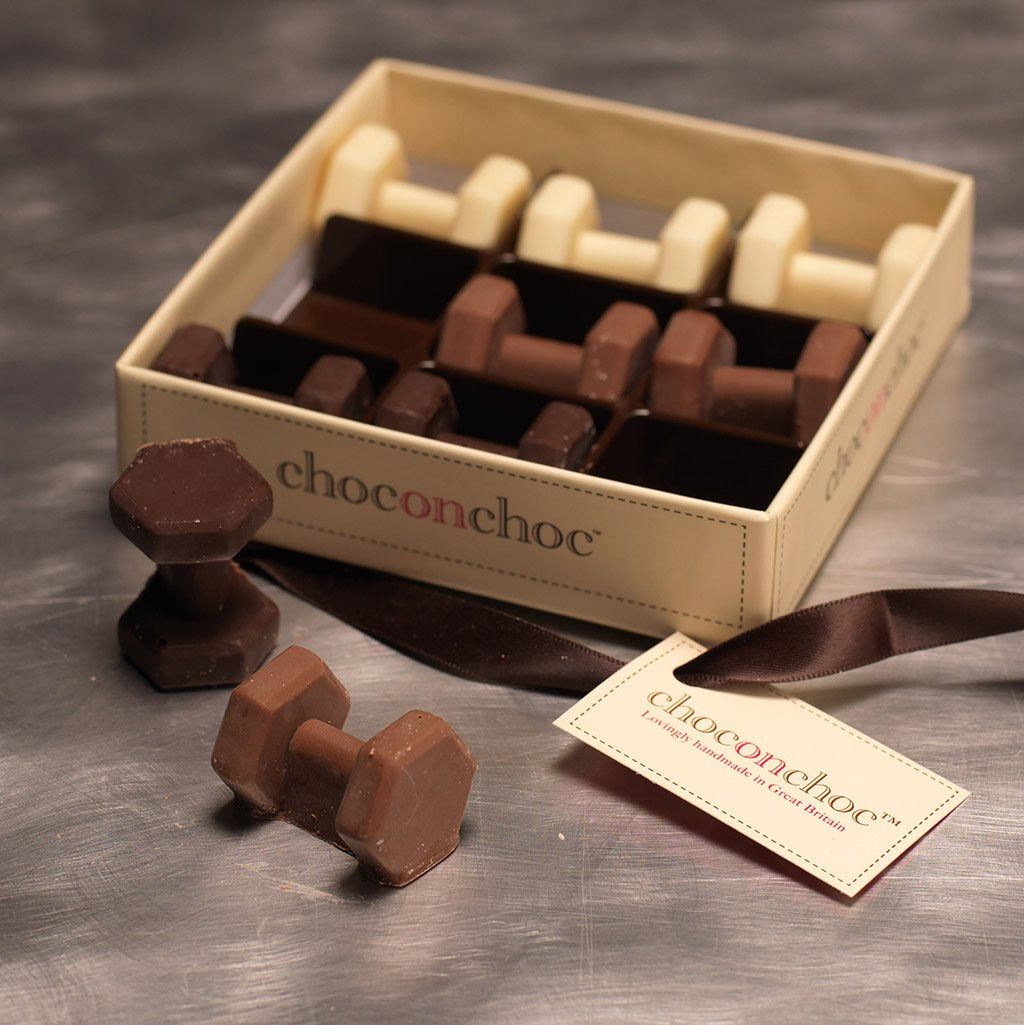 Chocolate Dumbbells - Case Of 6