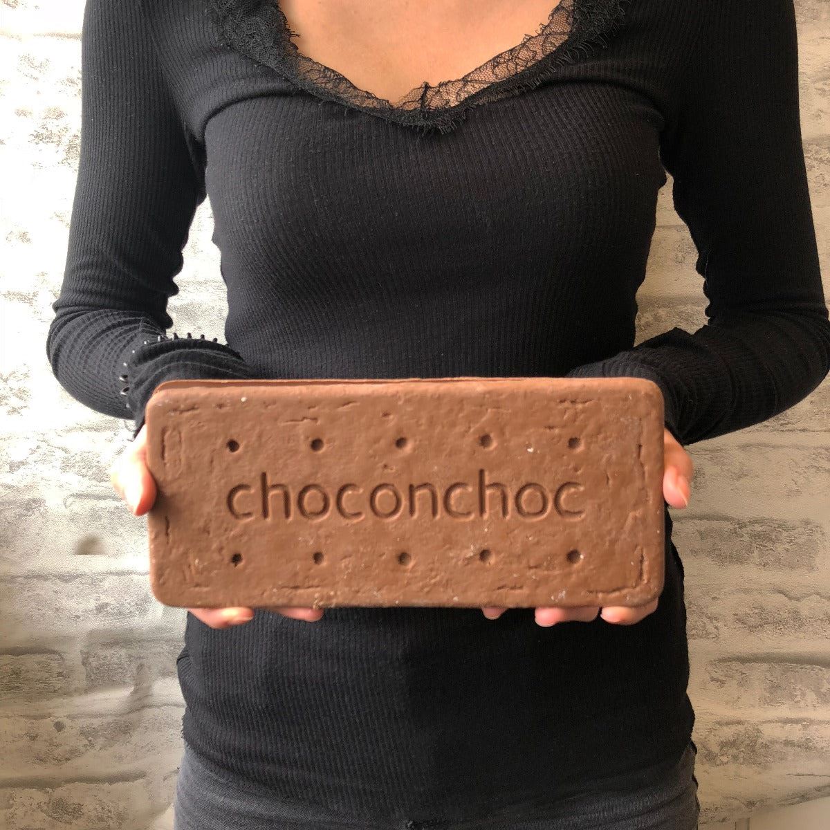 Giant Bourbon Biscuit Shaped Chocolate - Case Of 6