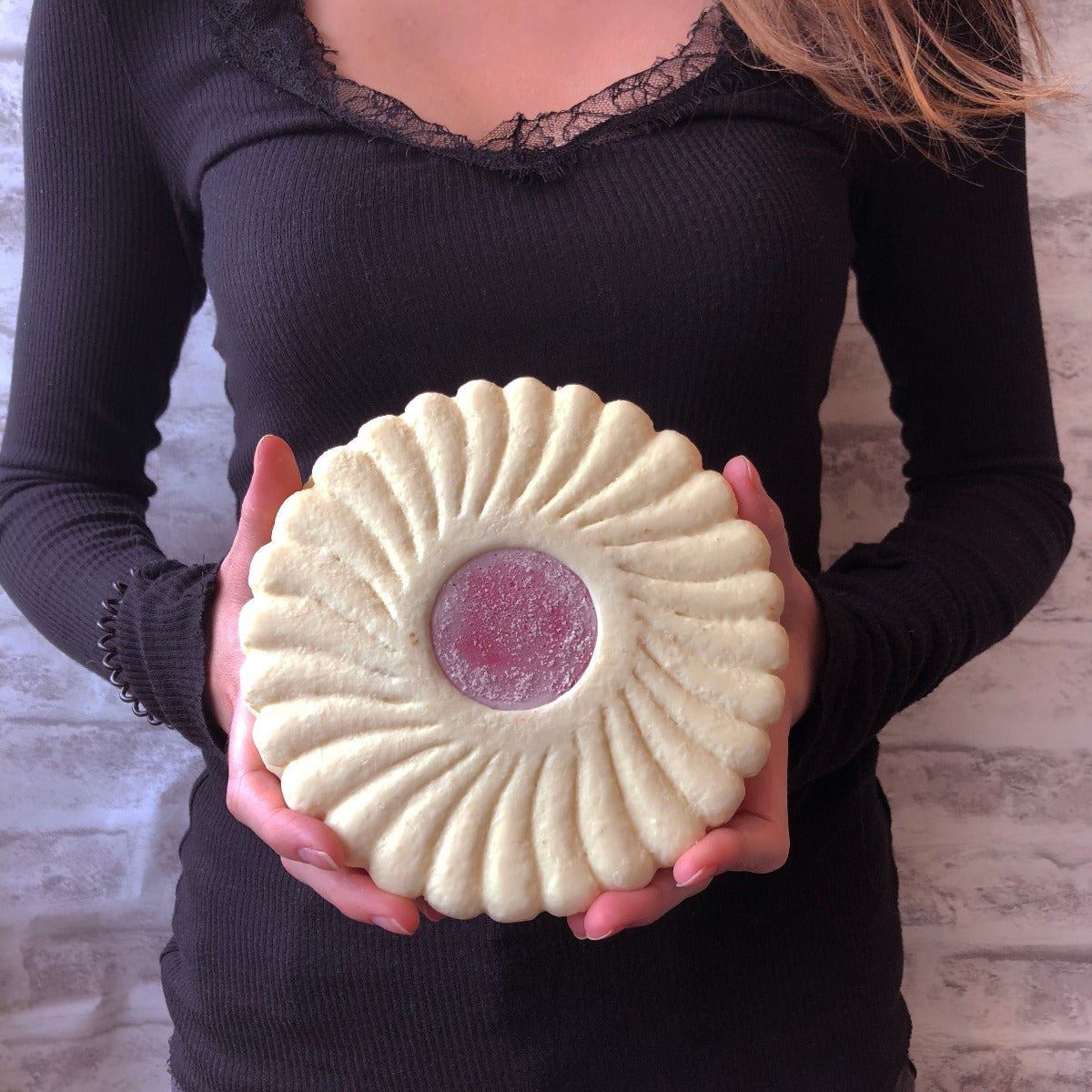 Giant Jammie Ring Biscuit Shaped Chocolate - Case Of 6