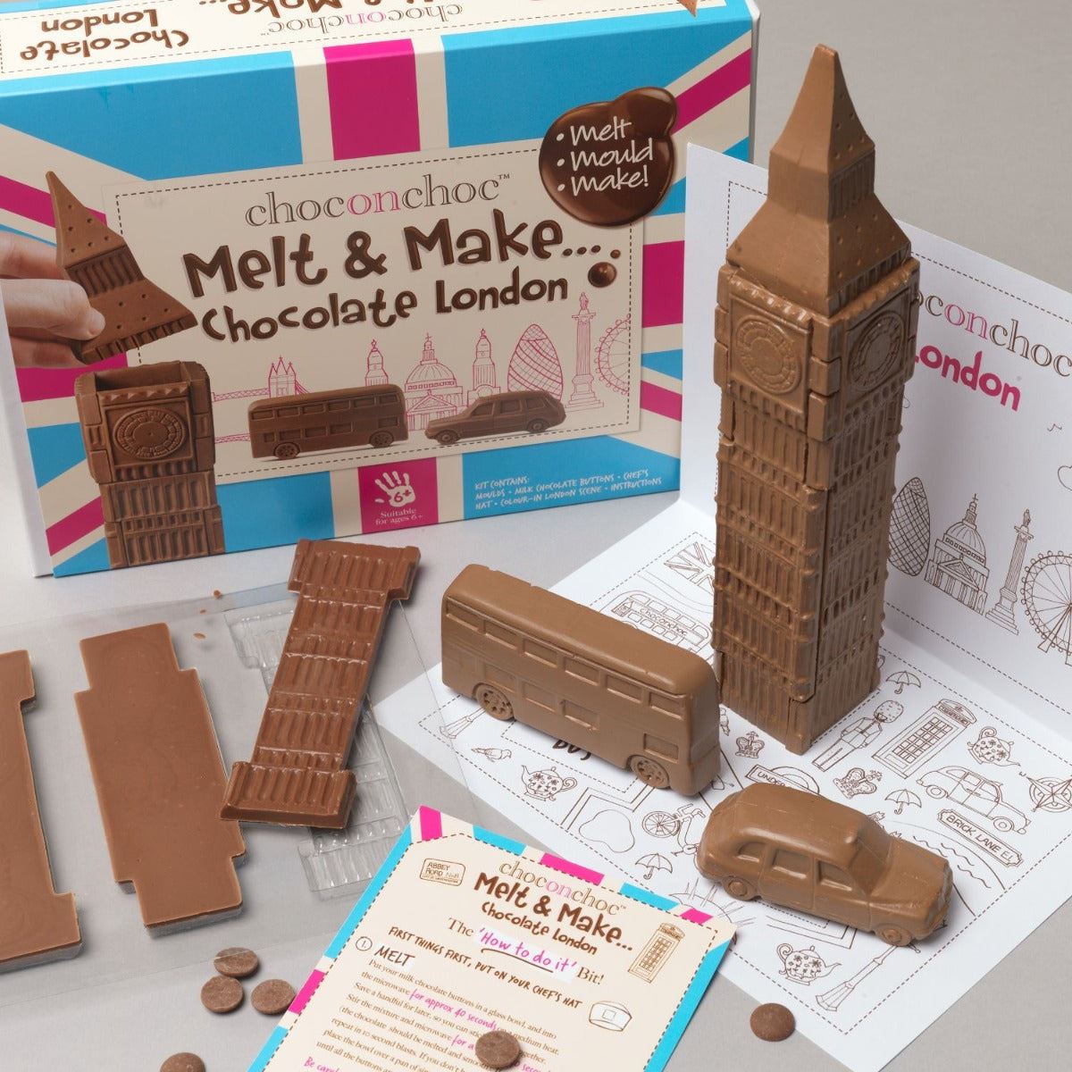 Melt And Make Your Own Chocolate London - Case Of 6