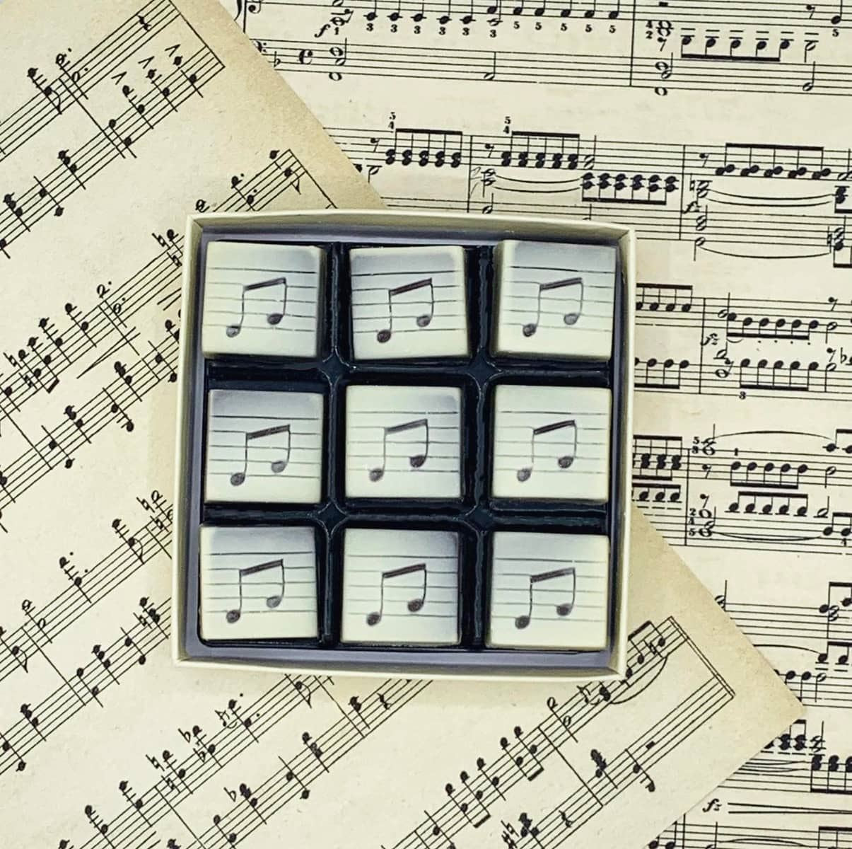 Chocolate Musical Notes - Case Of 6