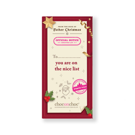 On the Nice List Chocolate Bar - Case Of 6