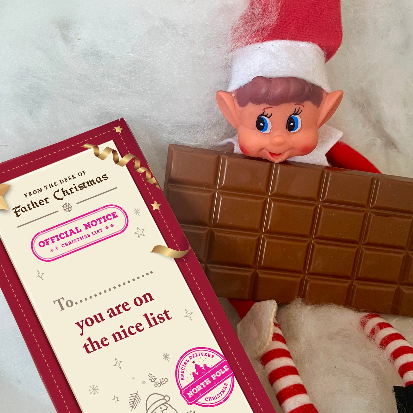 On the Nice List Chocolate Bar - Case Of 6