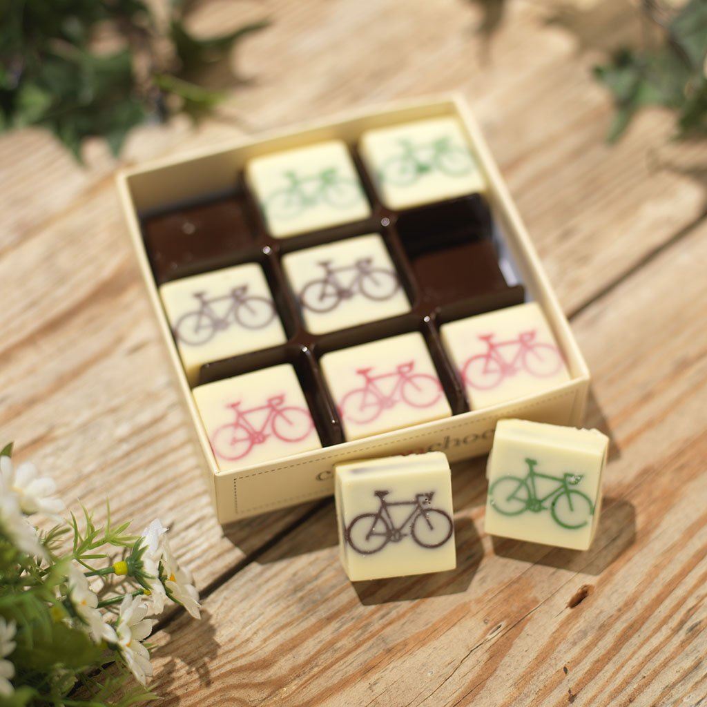 Chocolate Bicycles Colourful - Case Of 6