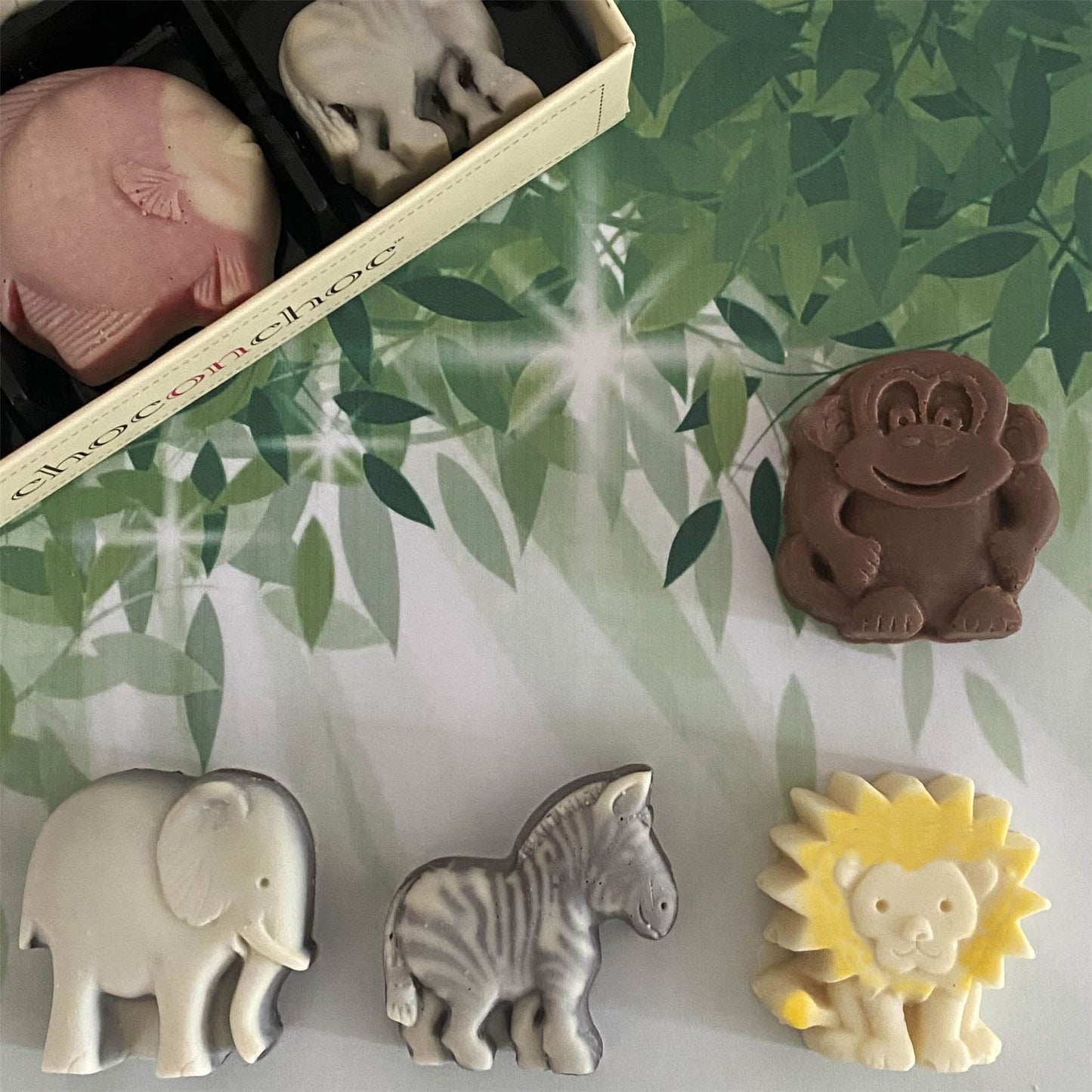 Chocolate Zoo Animals Selection Box - Case Of 6