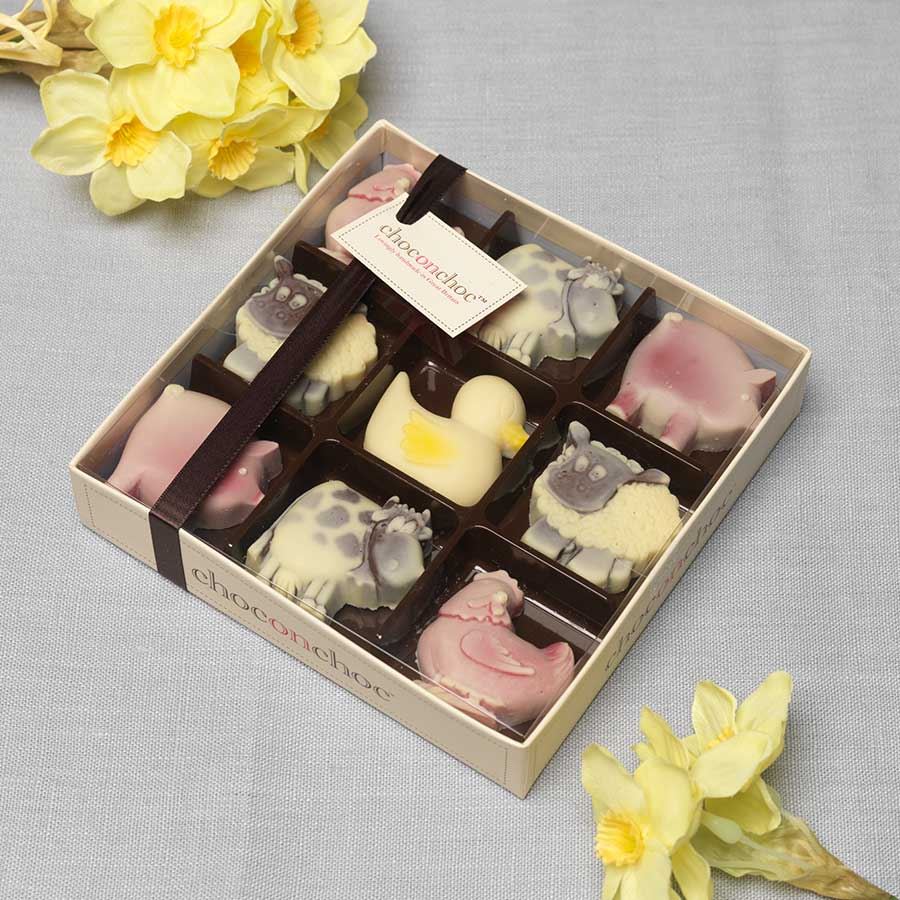 Chocolate Animals Farmyard Selection Box - Case Of 6