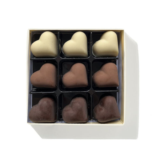 Assorted chocolate Hearts - Case Of 6