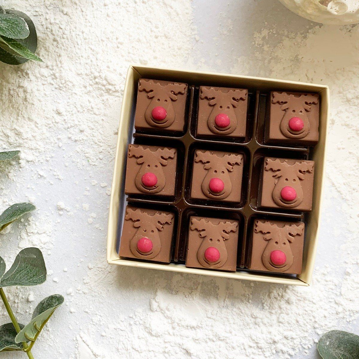 Christmas Milk Chocolate Reindeer - Case Of 6