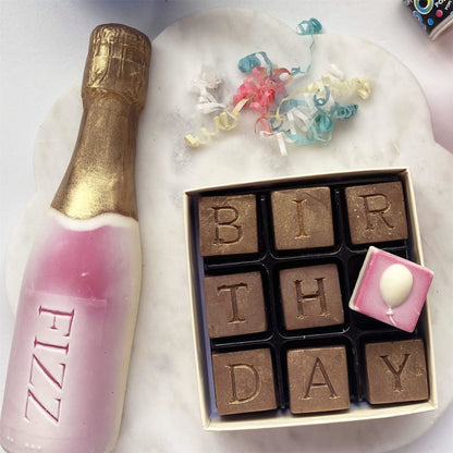 Chocolate Birthday And Fizz Gift Box - Case Of 6