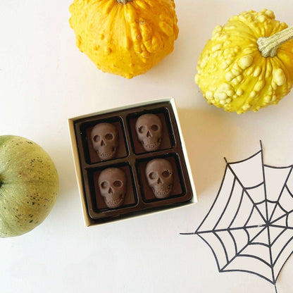 Mini Milk Chocolate Skulls - Case Of 6