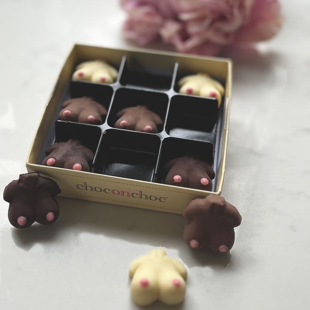 Assorted Chocolate Boobies - Case Of 6