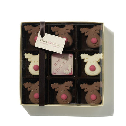 Christmas Chocolate Reindeer Box - Case Of 6