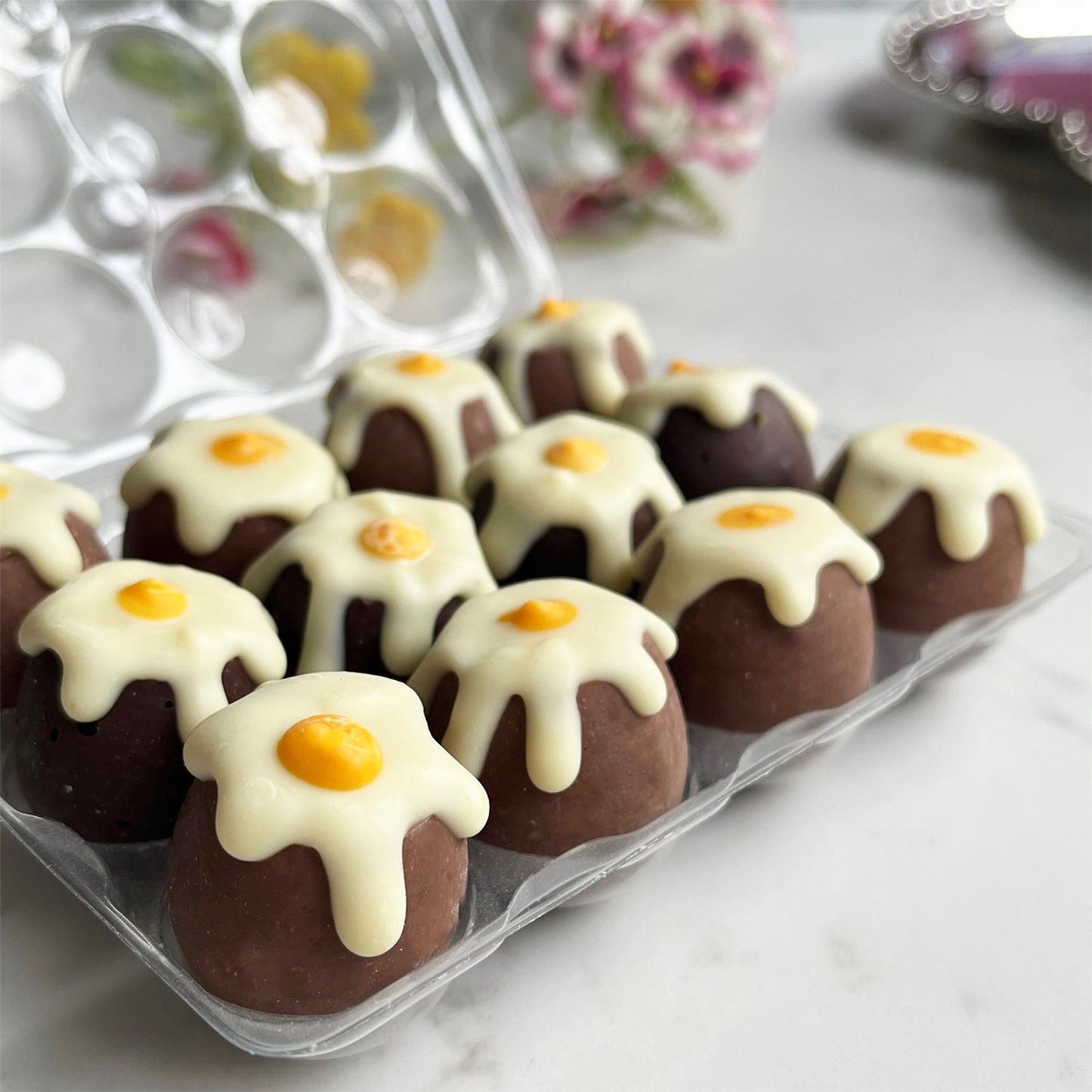 Caramel Filled Drippy Quails Eggs - Case Of 6