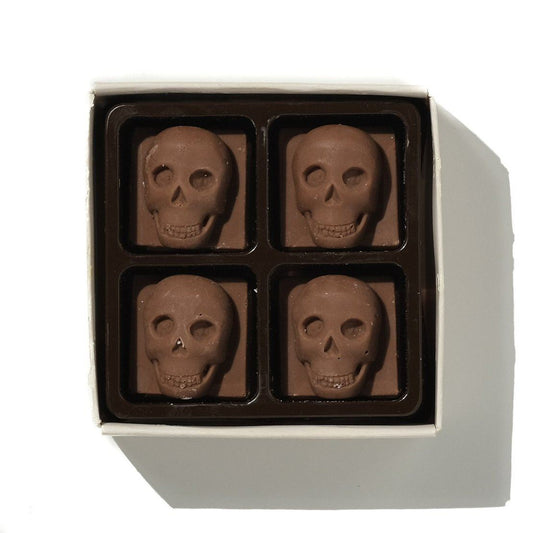 Mini Milk Chocolate Skulls - Case Of 6