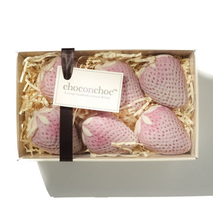 White Chocolate Strawberry Punnet - Case Of 6