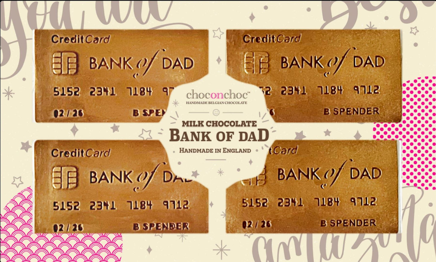 Chocolate Bank of Dad - Case Of 6