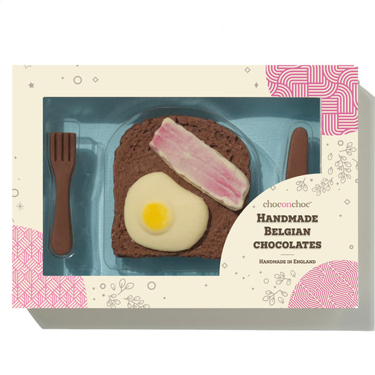 Chocolate Egg And Bacon On Toast - Case Of 6