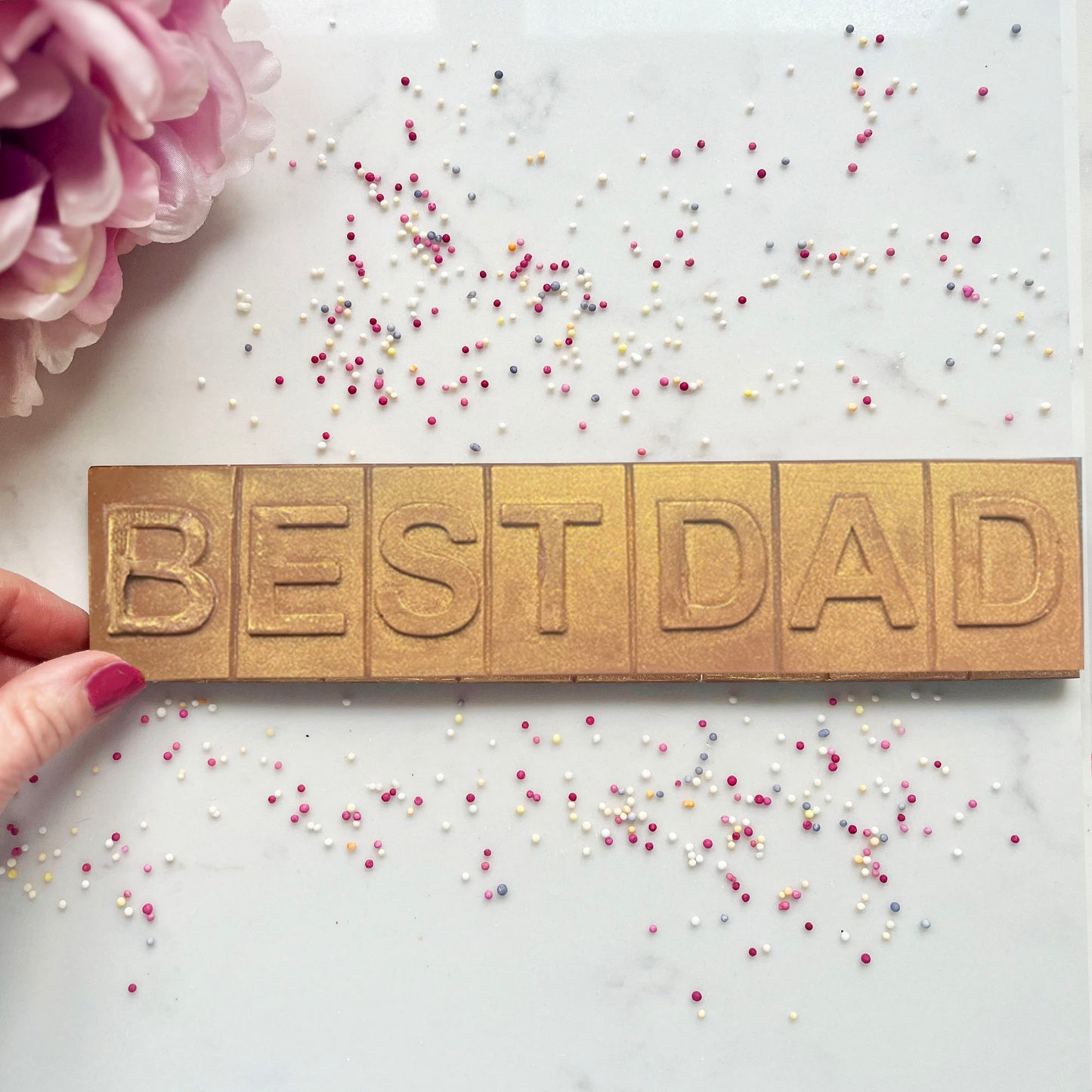 Chocolate Best Dad Message - Case Of 6