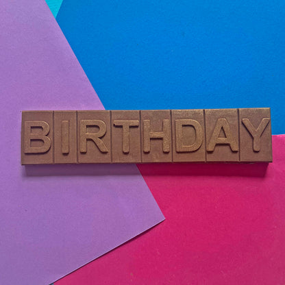 Chocolate Birthday Message - Case Of 6