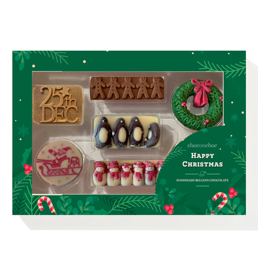 Christmas Holiday Chocolate Selection Box - Case Of 6