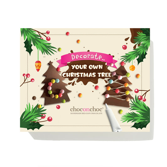 Decorate Your Own Chocolate Christmas Trees - Case Of 6