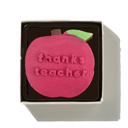 Red Teacher's Chocolate Apple - Case Of 6