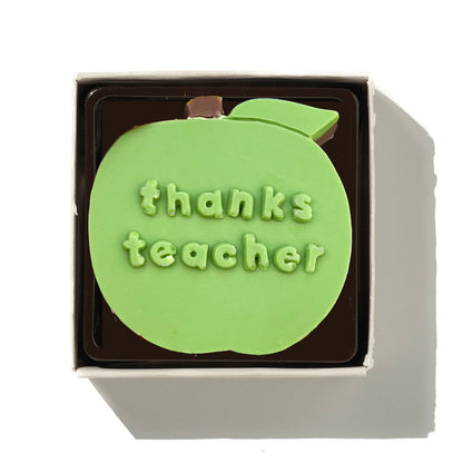 Green Teacher's Chocolate Apple - Case Of 6