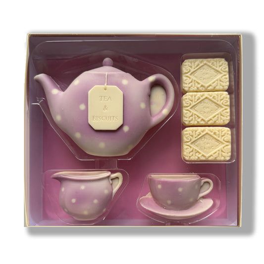 Teapot & Biscuit Set - Case Of 6
