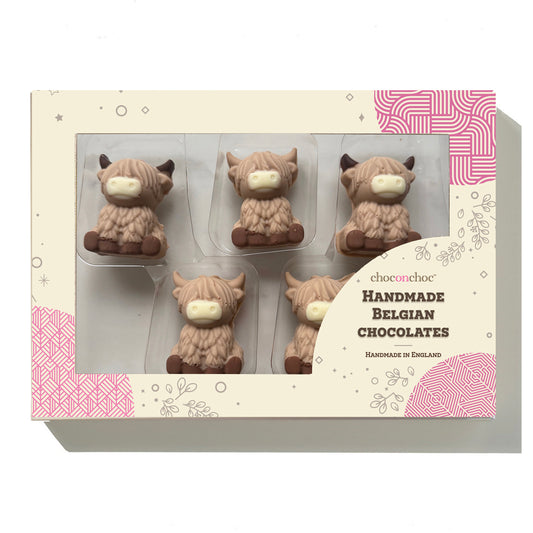 Chocolate Highland Cows - Case Of 6