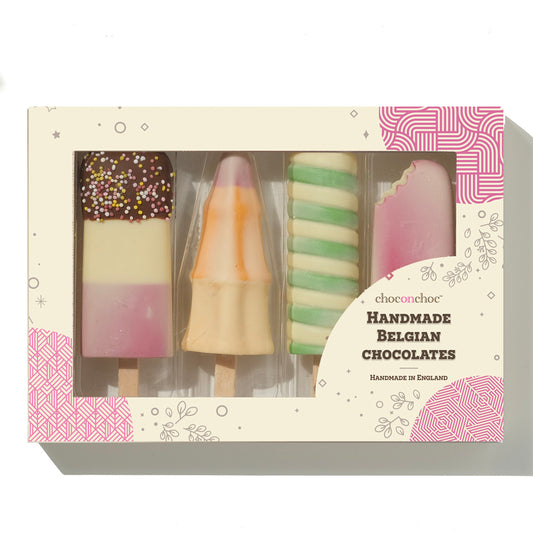 Chocolate Ice Lollies Gift Set - Case Of 6