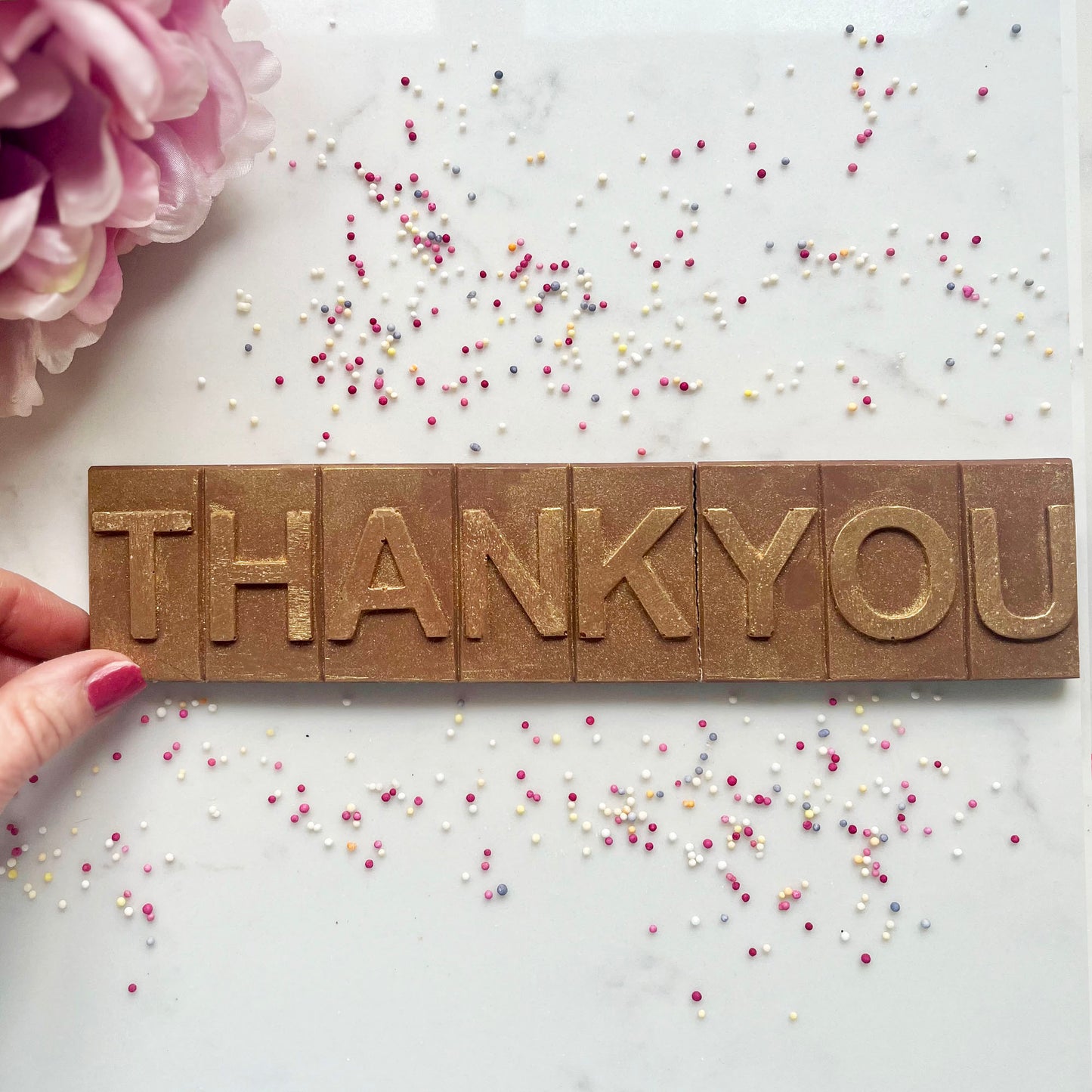 Chocolate Thank You Message - Case Of 6