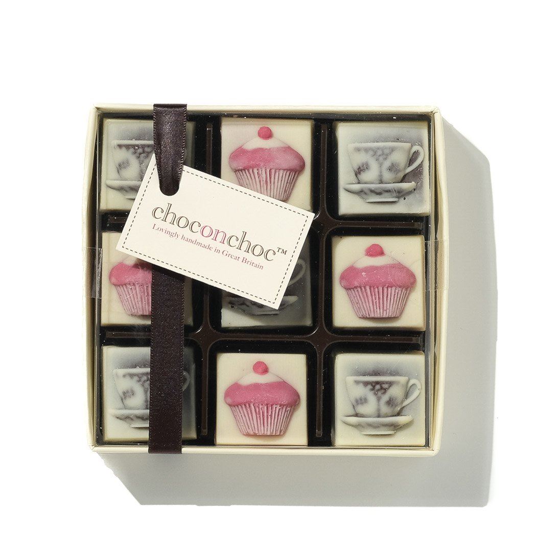 Chocolate Tea Cups And Cakes - Case Of 6