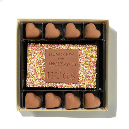 Chocolate Hundreds And Thousands Of Hugs - Case Of 6