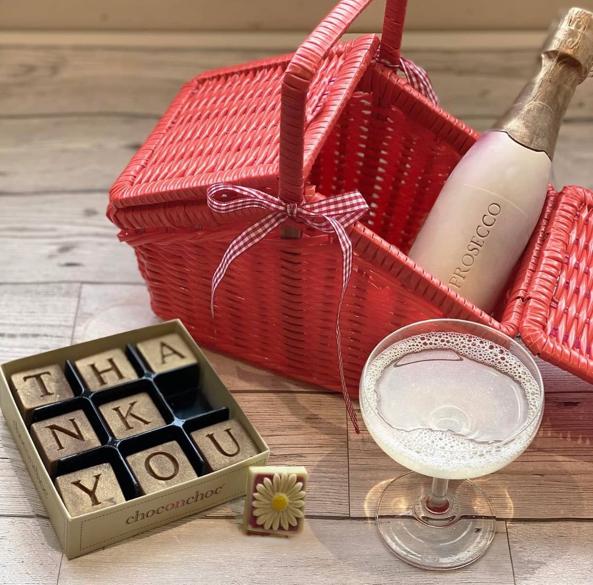 Chocolate Prosecco Thank You Gift Box - Case Of 6