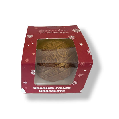 Caramel Filled Chocolate Christmas Bauble - Default Title - Case Of 6