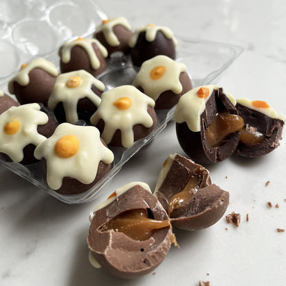 Caramel Filled Drippy Quails Eggs - Case Of 6