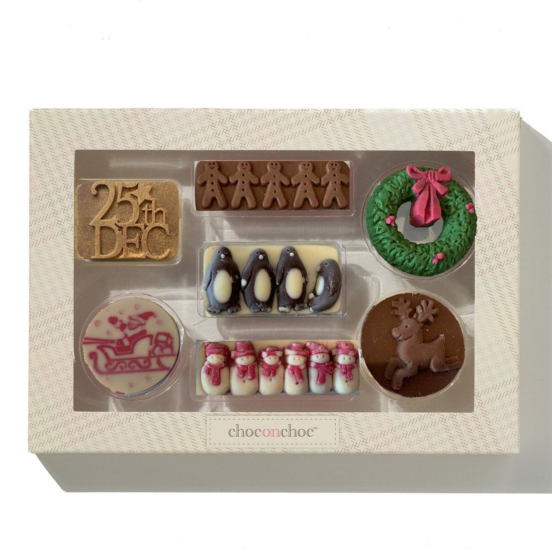 Christmas Holiday Chocolate Selection Box - Case Of 6