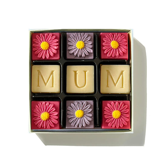 White Chocolate Mum & Flowers - Case Of 6